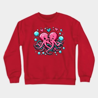 Hugging Octopi | Valentine’s Day Crewneck Sweatshirt